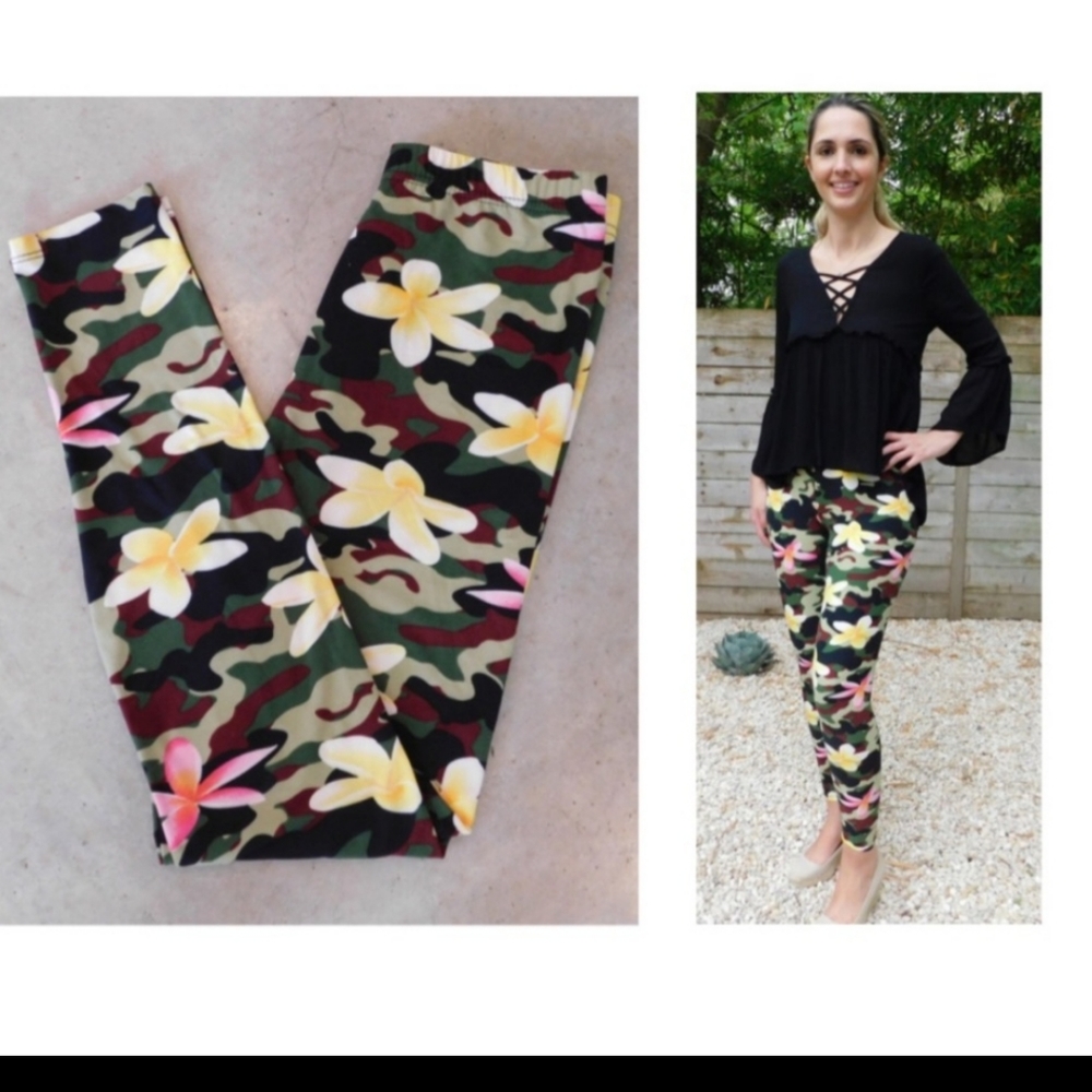 😀 🆕 MISTY PEARL LEGGINGS FLOWERED SUPER CUTE